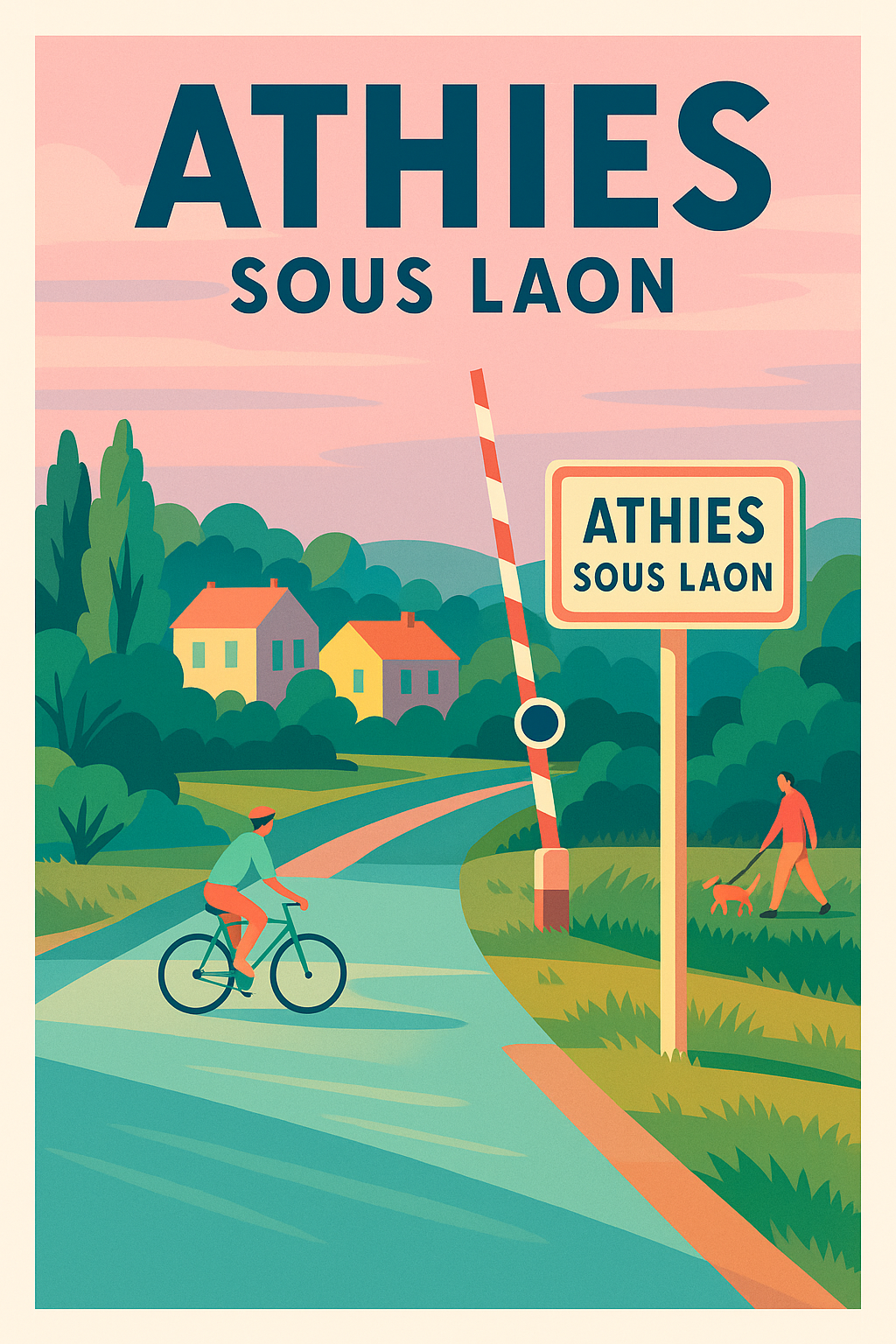 Affiche de Athies-sous-Laon - Charme bucolique en douceur