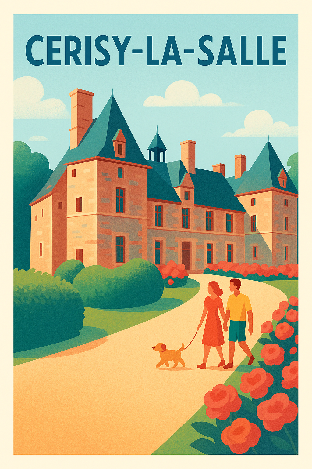 Affiche de Cerisy-la-Salle - Évasion romantique au cœur du patrimoine