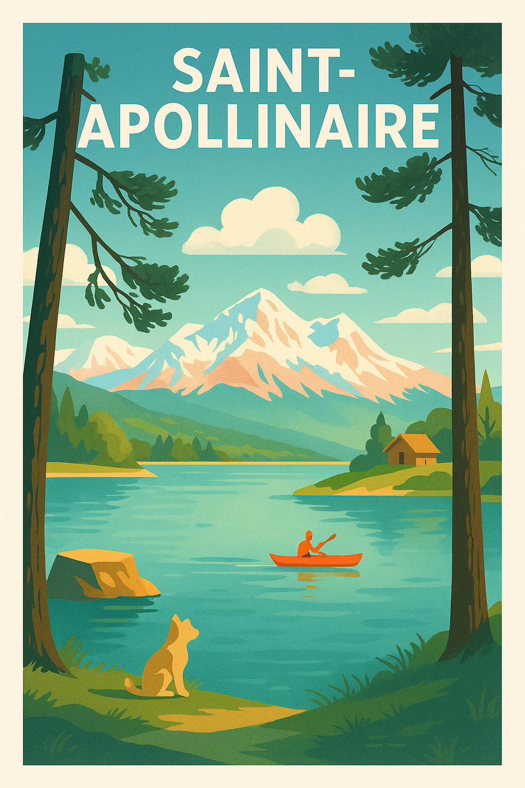 Affiche de Saint-Apollinaire - Évasion paisible au cœur de la nature
