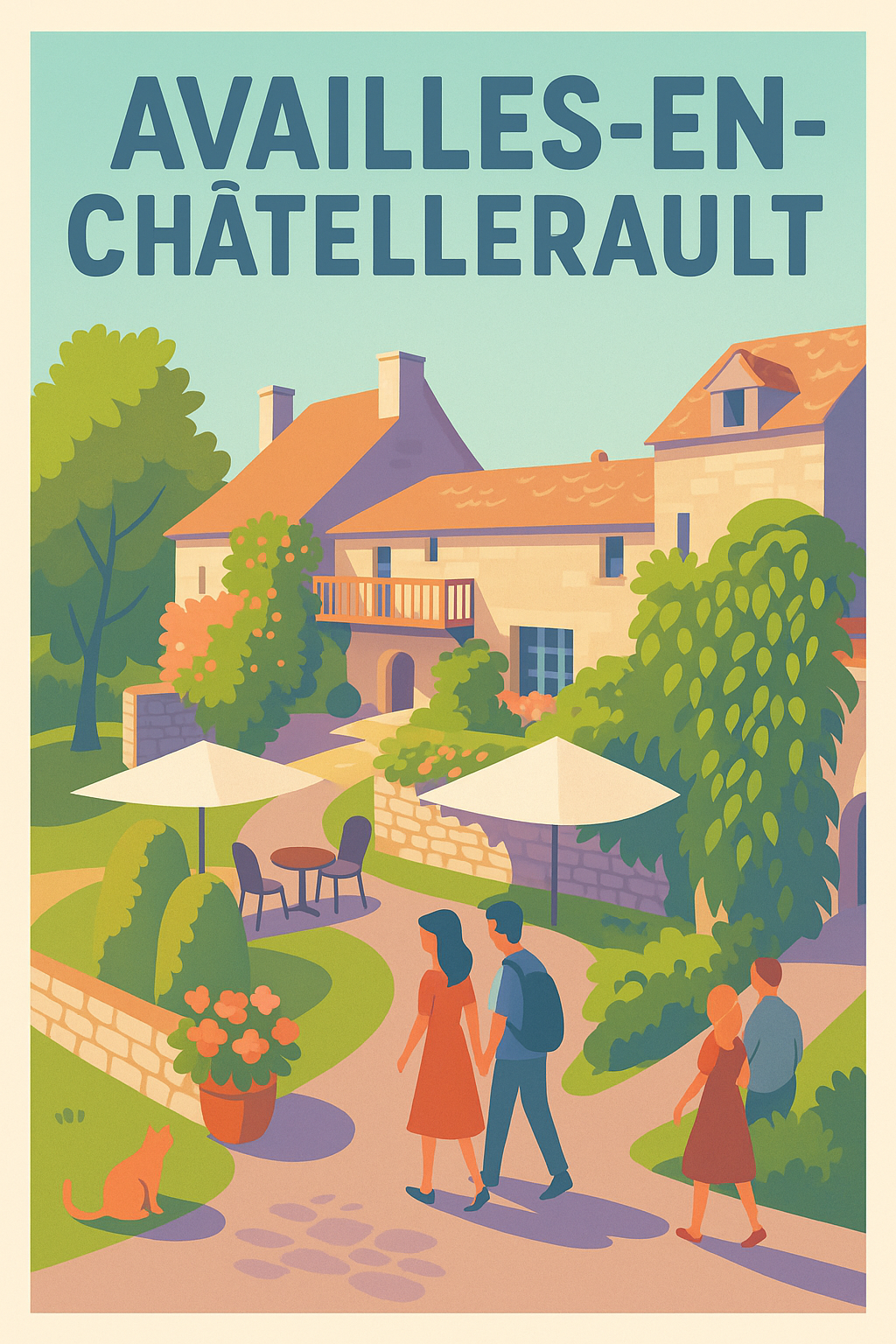 Affiche de Availles-en-Châtellerault - Charme et nature en douceur