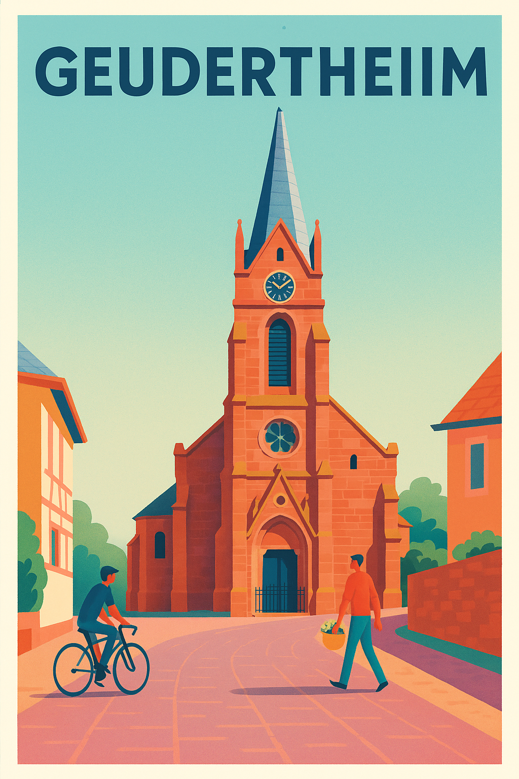 Affiche de Geudertheim - Charme et sérénité au cœur du village