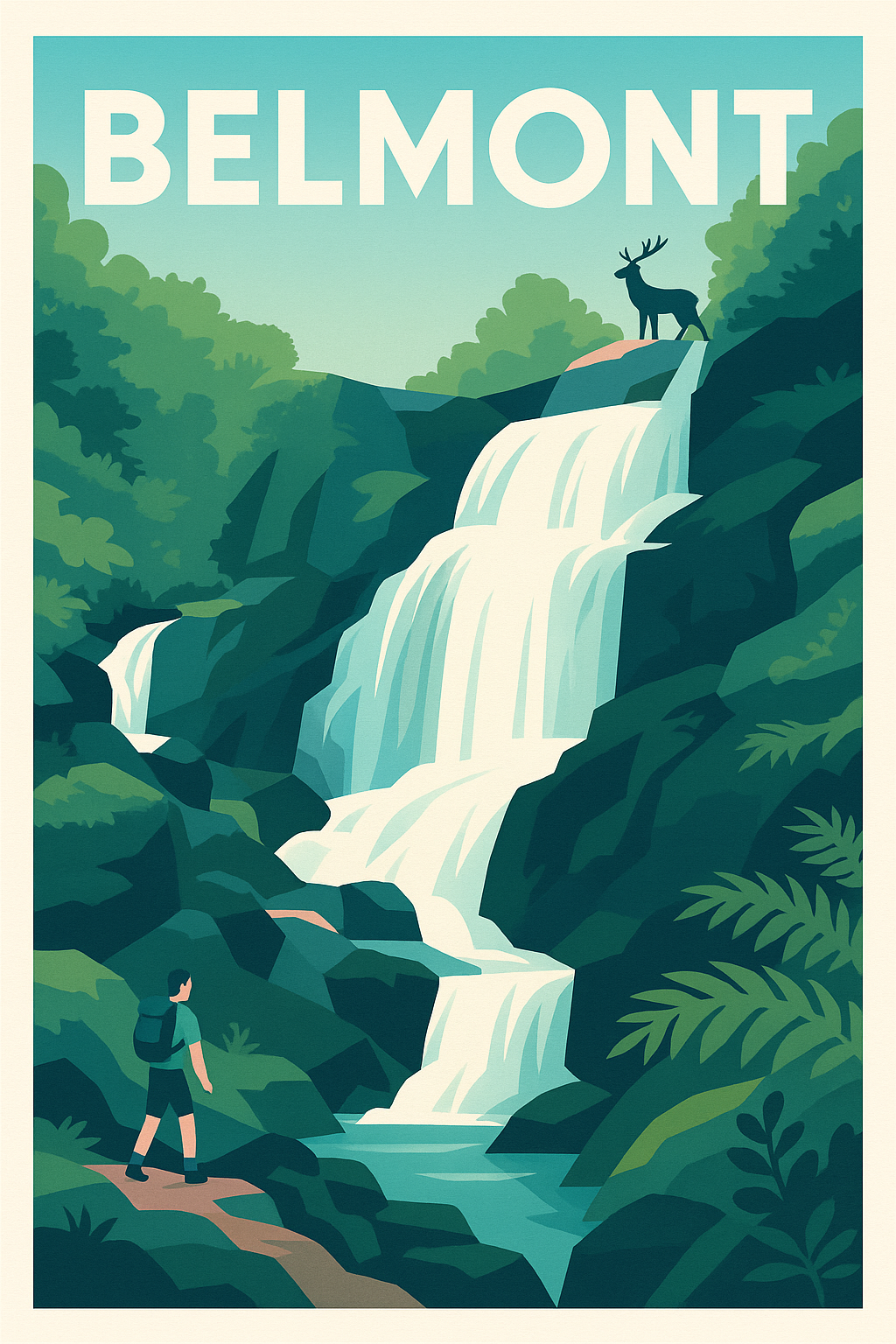 Affiche de Belmont - Escapade nature au cœur des cascades