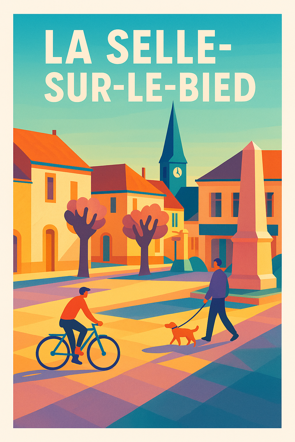 Affiche de La Selle-sur-le-Bied - Une balade paisible au cœur du village