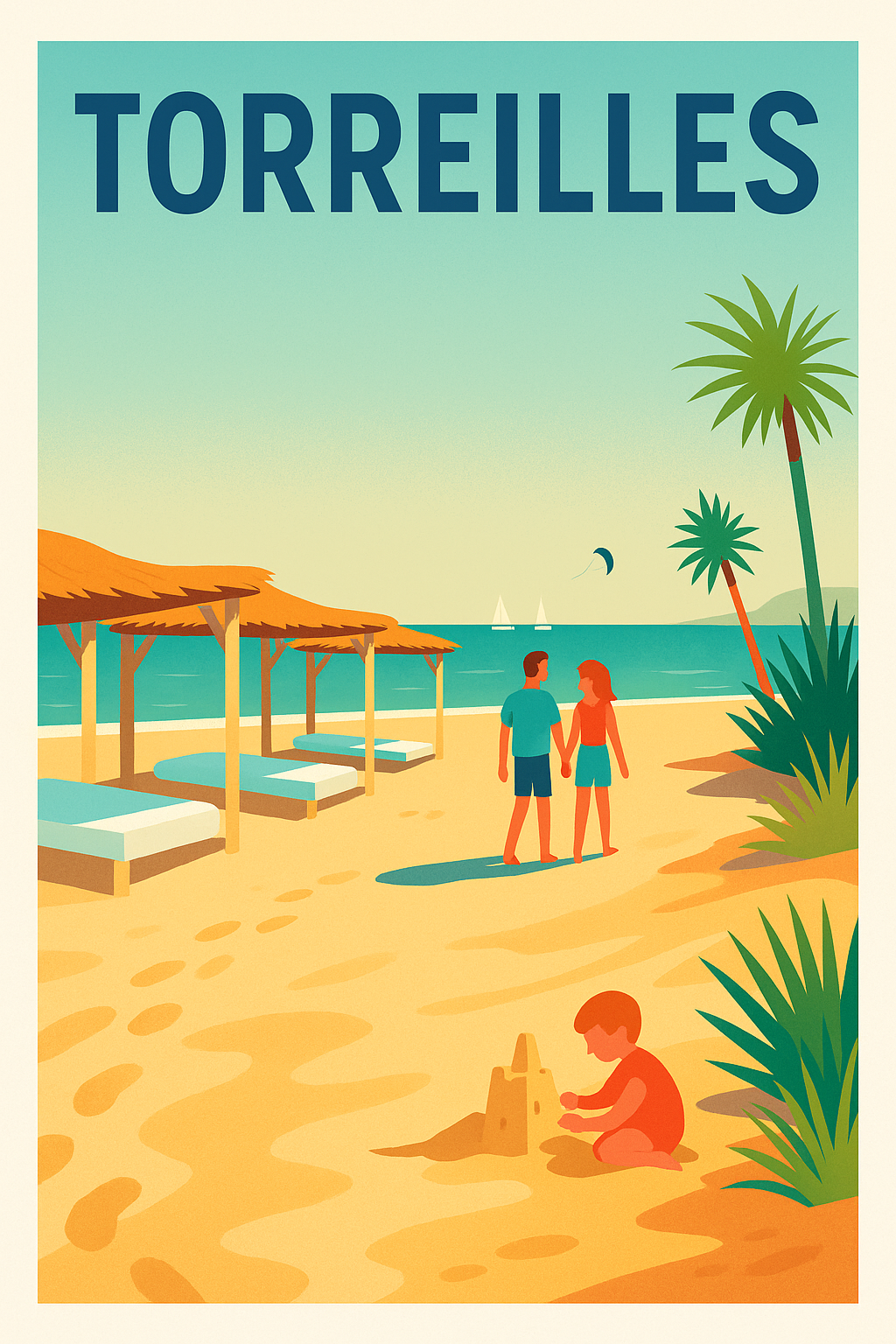 Affiche de Torreilles - Plage et douceur méditerranéenne