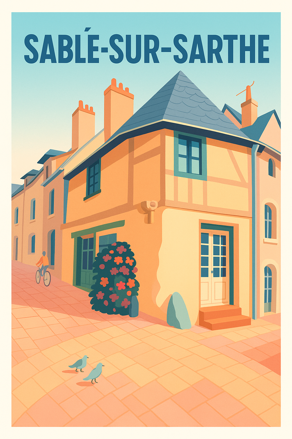 Affiche de Sablé-sur-Sarthe - Charme et Douceur de Vie