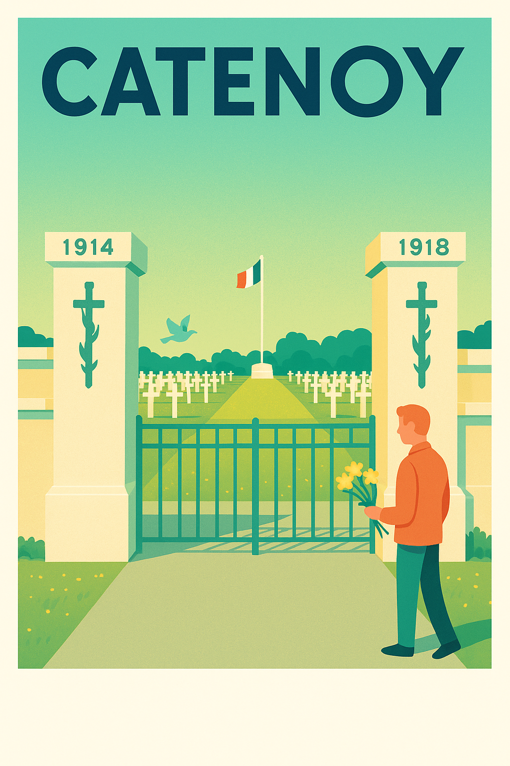 Affiche de Catenoy - Mémoire et respect éternels
