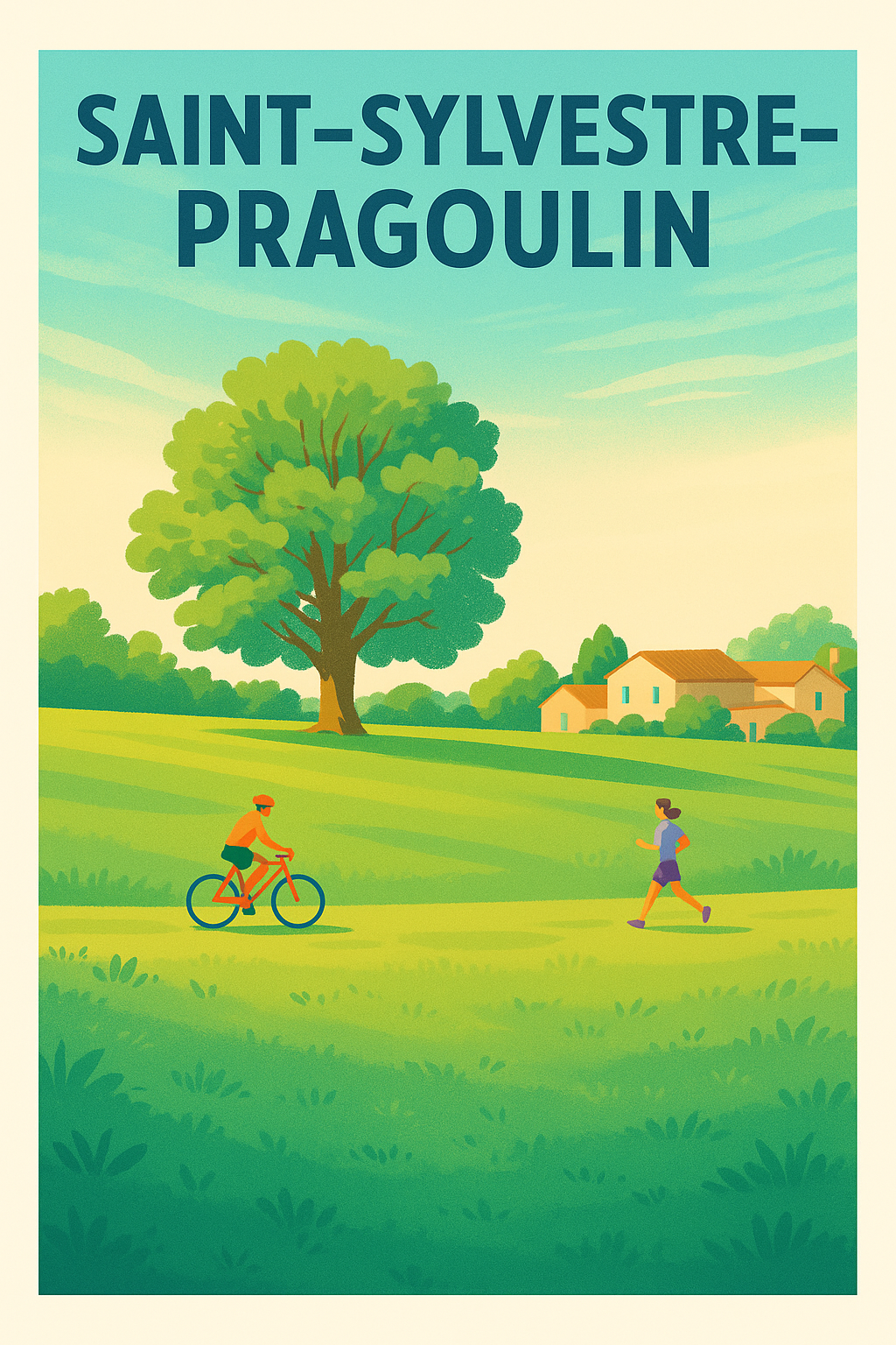Affiche de Saint-Sylvestre-Pragoulin - Évasion nature et douceur de vivre