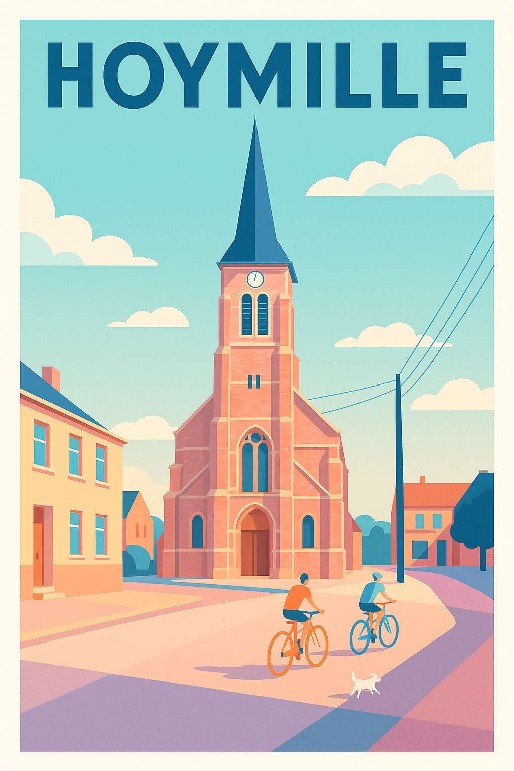 Affiche de Hoymille - Charme et douceur d'un village paisible