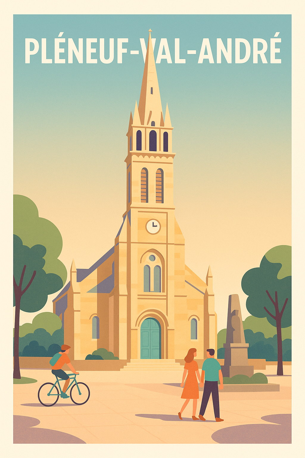 Affiche de Pléneuf-Val-André - Charme et sérénité bretonne