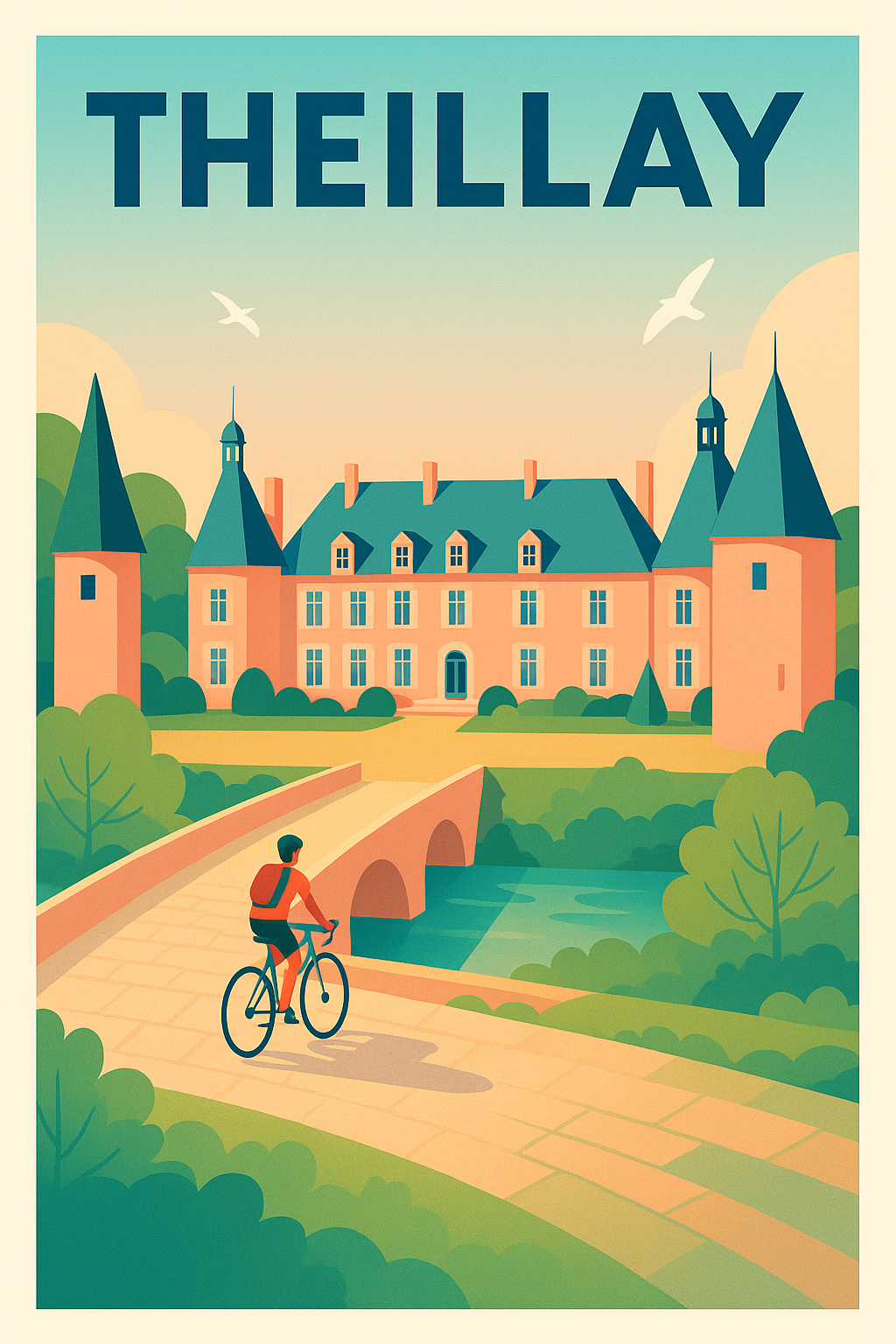 Affiche de Theillay - Échappée bucolique au château