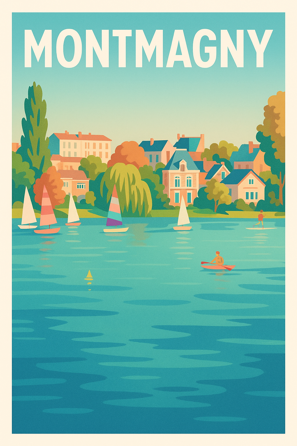 Affiche de Montmagny - Escapade paisible au fil de l'eau