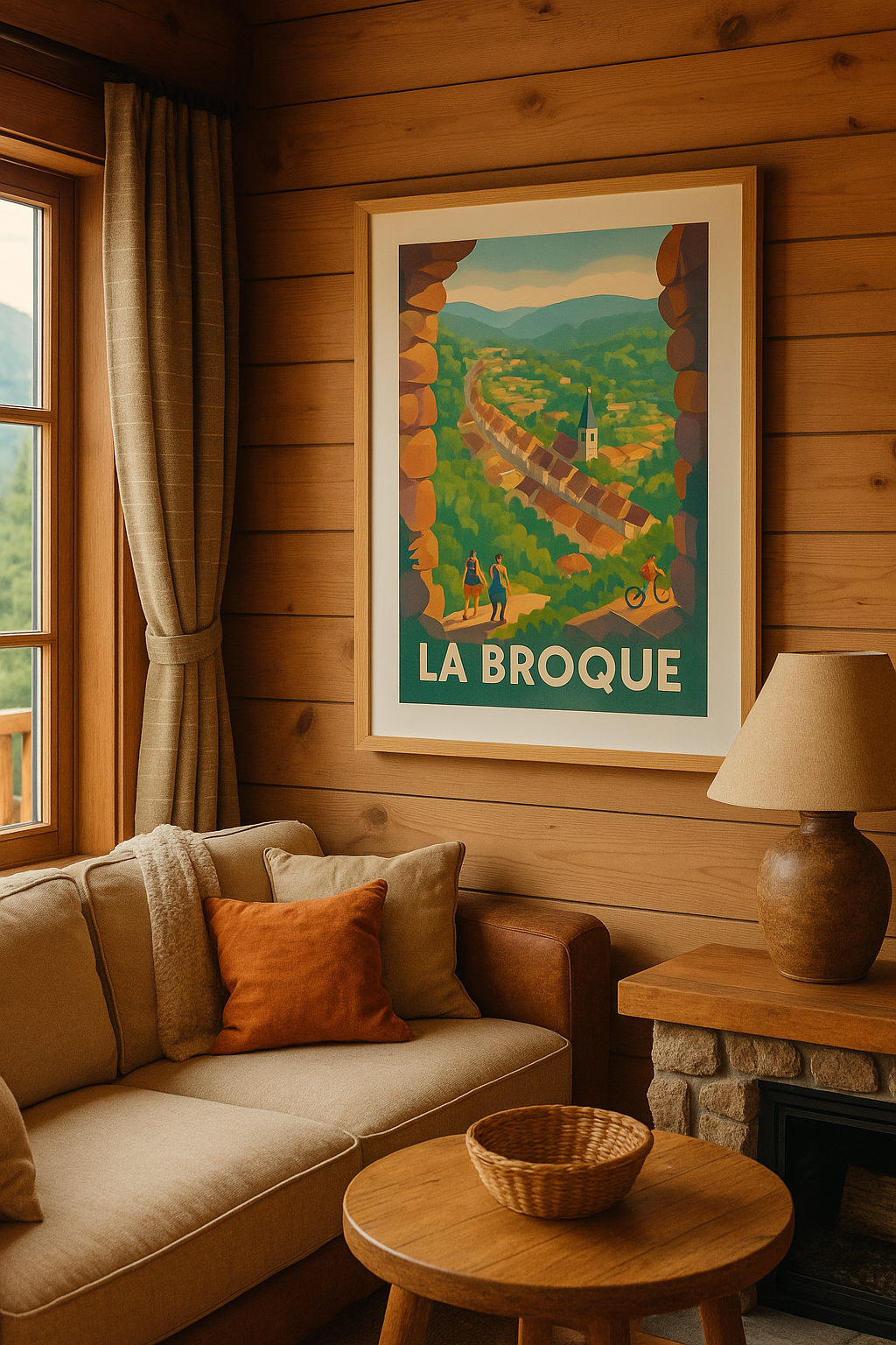 Bas-Rhin France Affiche de La Broque - Havre de paix au cœur de la nature