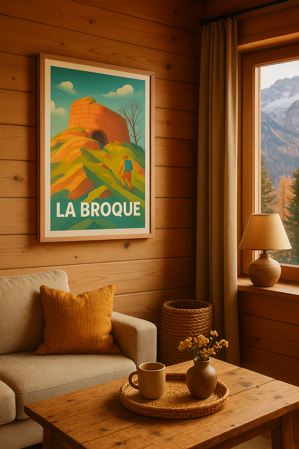 Affiche La Broque — Invitation à l'aventure naturelle · poster d'art de La Broque
