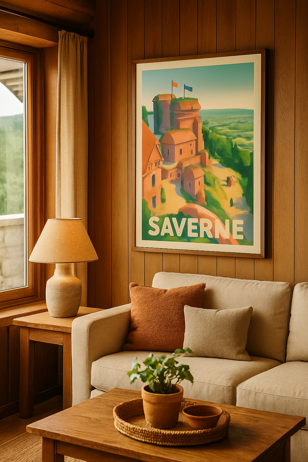 Bas-Rhin France Affiche de Saverne - Découvrez le charme historique et naturel