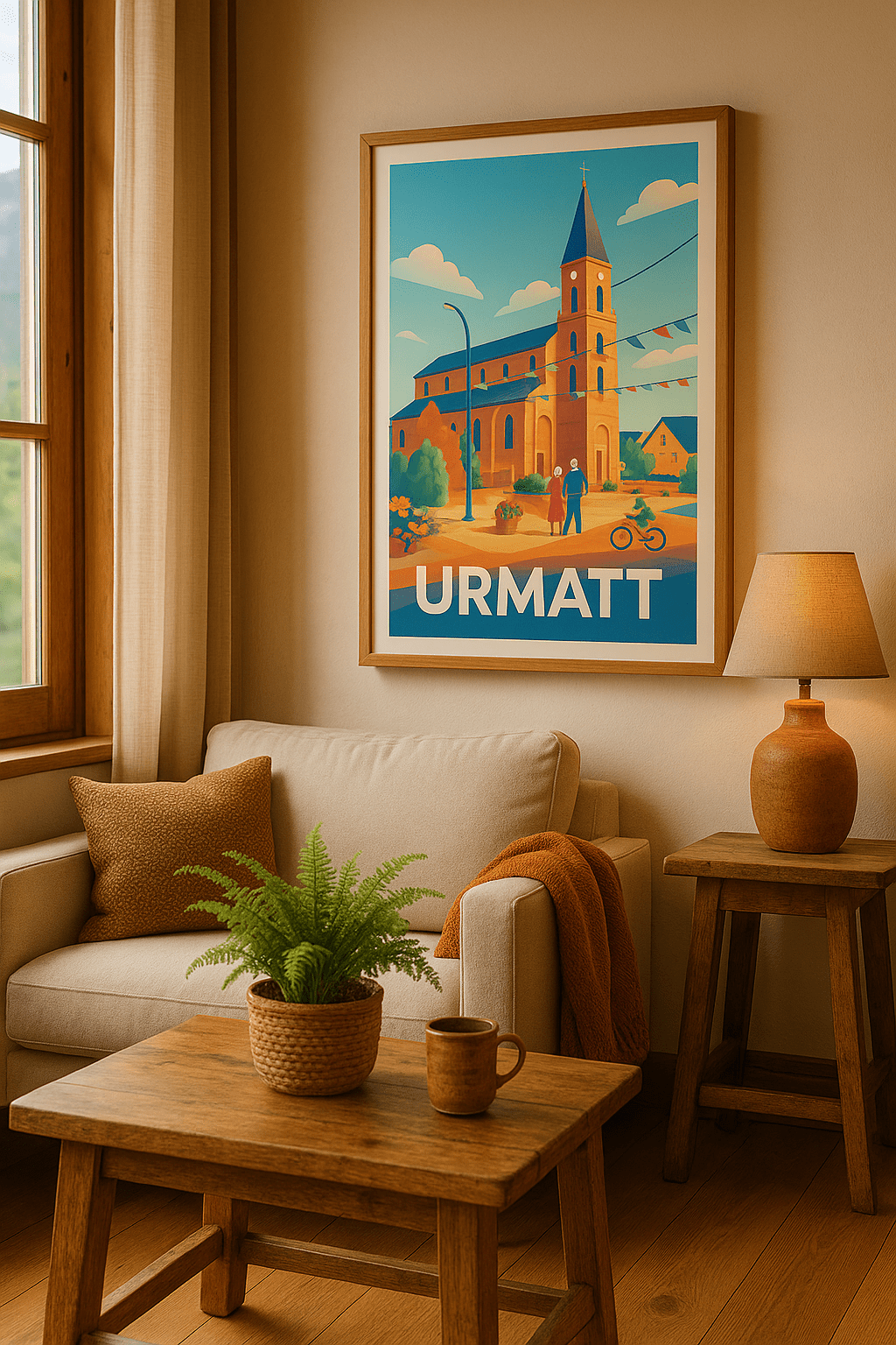 Bas-Rhin France Affiche de Urmatt - Charme authentique d'un village alsacien