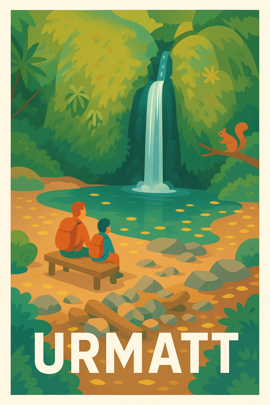 Bas-Rhin France Pas de Cadre / 20 × 30cm Affiche de Urmatt - Escapade nature et sérénité