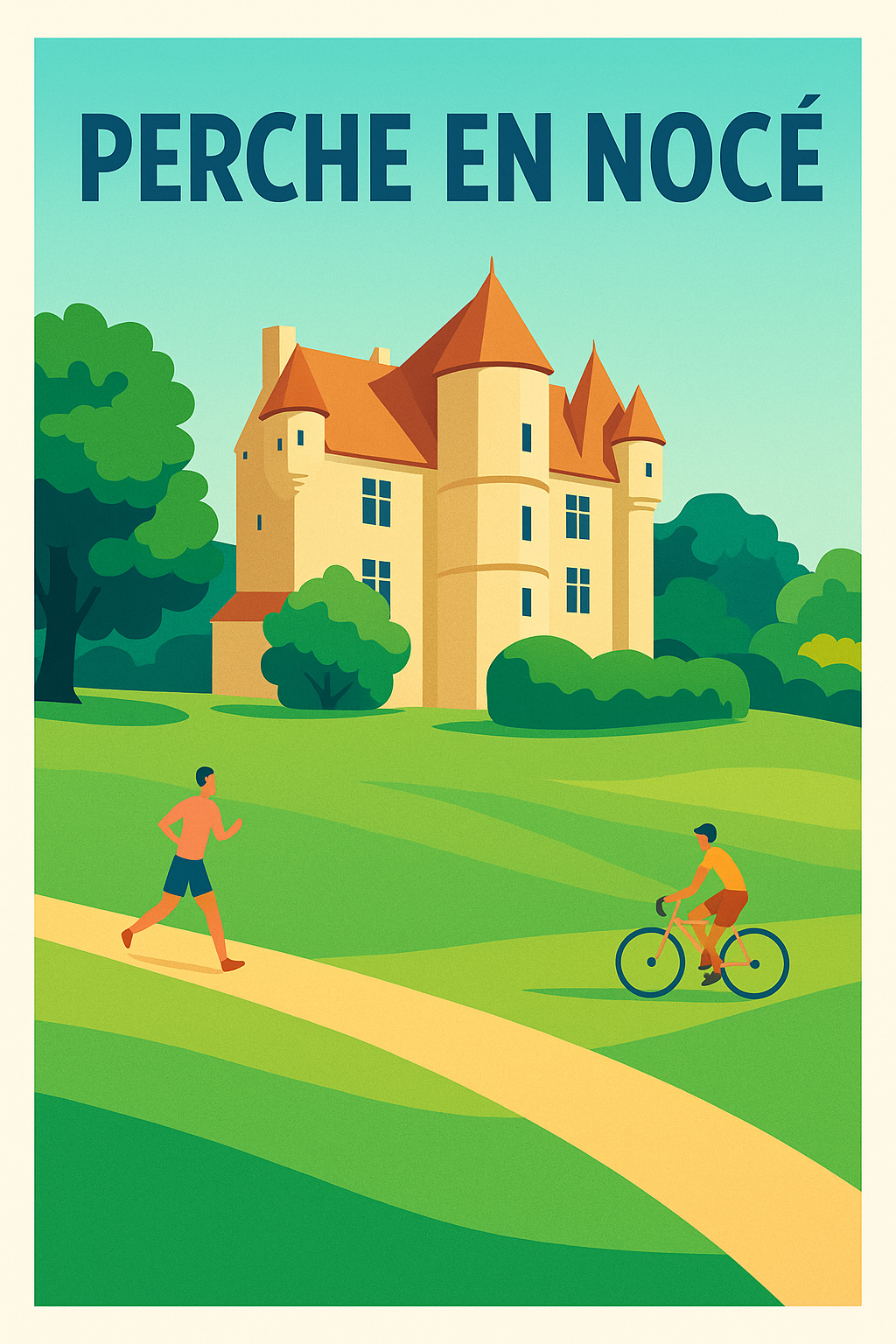 Affiche de Perche en Nocé - L'évasion verte au cœur du patrimoine