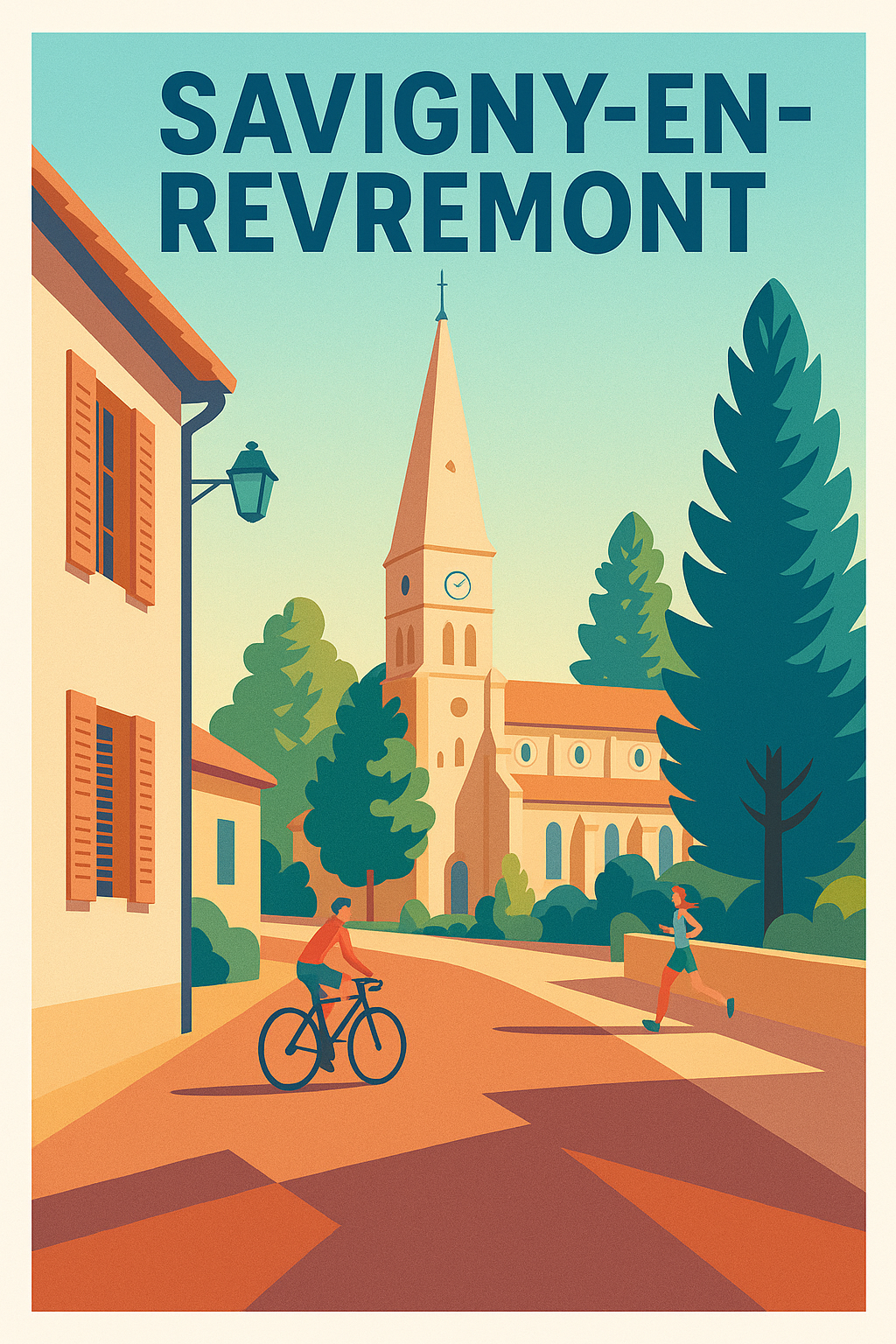 Affiche de Savigny-en-Revermont - Charme et sérénité au cœur de la Bourgogne