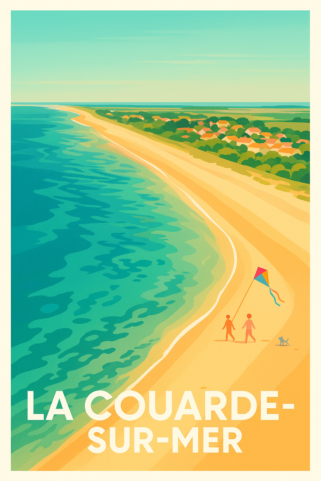 Affiche de La Couarde-sur-Mer - Douceur et sérénité au bord de l'océan