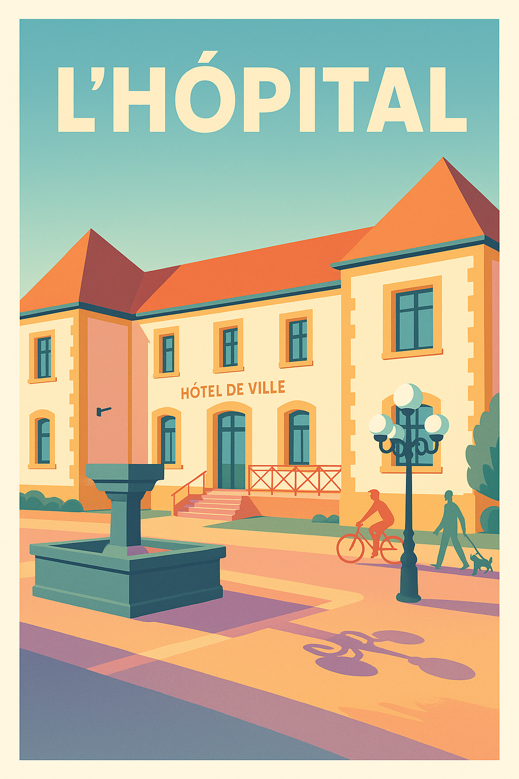 Affiche de L'Hôpital - Charme et Sérénité au Cœur de la Ville