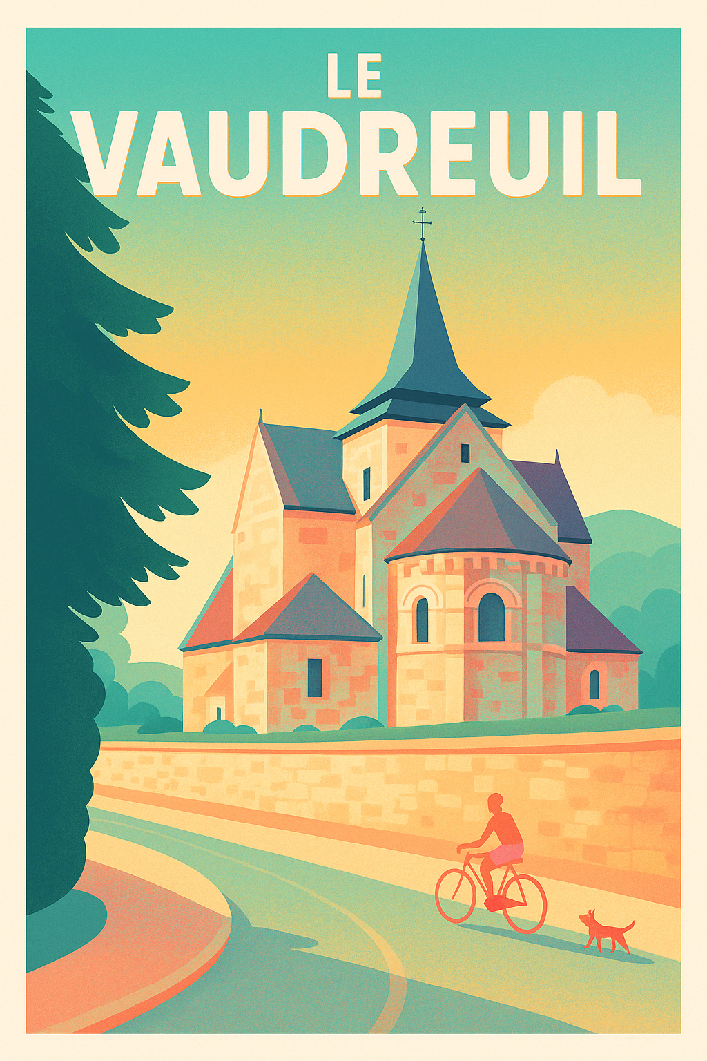 Affiche de Le Vaudreuil - Escapade bucolique à vélo