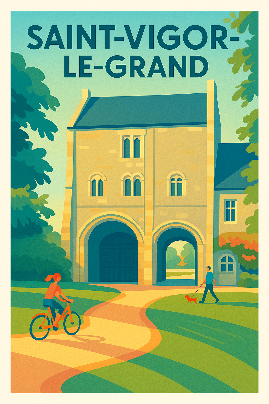 Affiche de Saint-Vigor-le-Grand - Charme et douceur normande