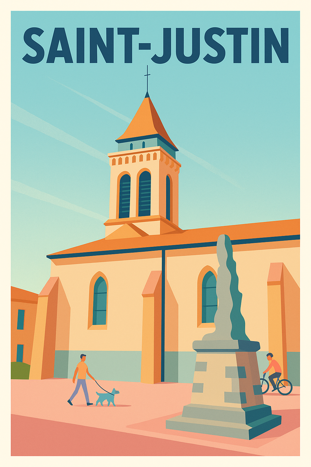 Affiche de Saint-Justin - Charme et douceur de la ville