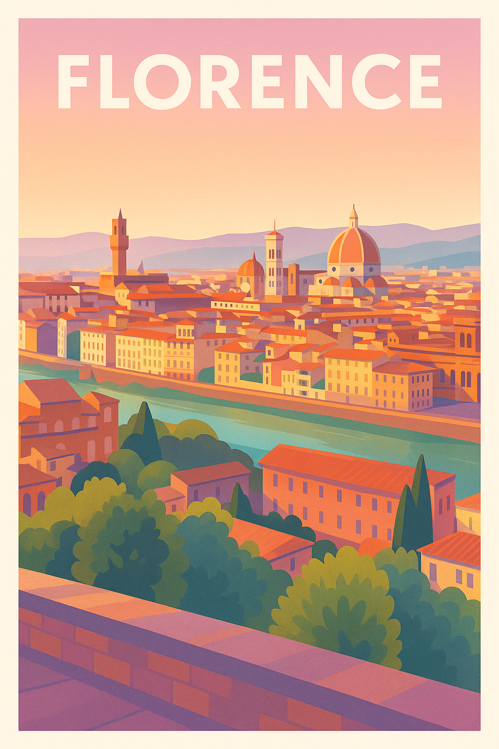 Affiche de Florence - L'élégance intemporelle de la Renaissance