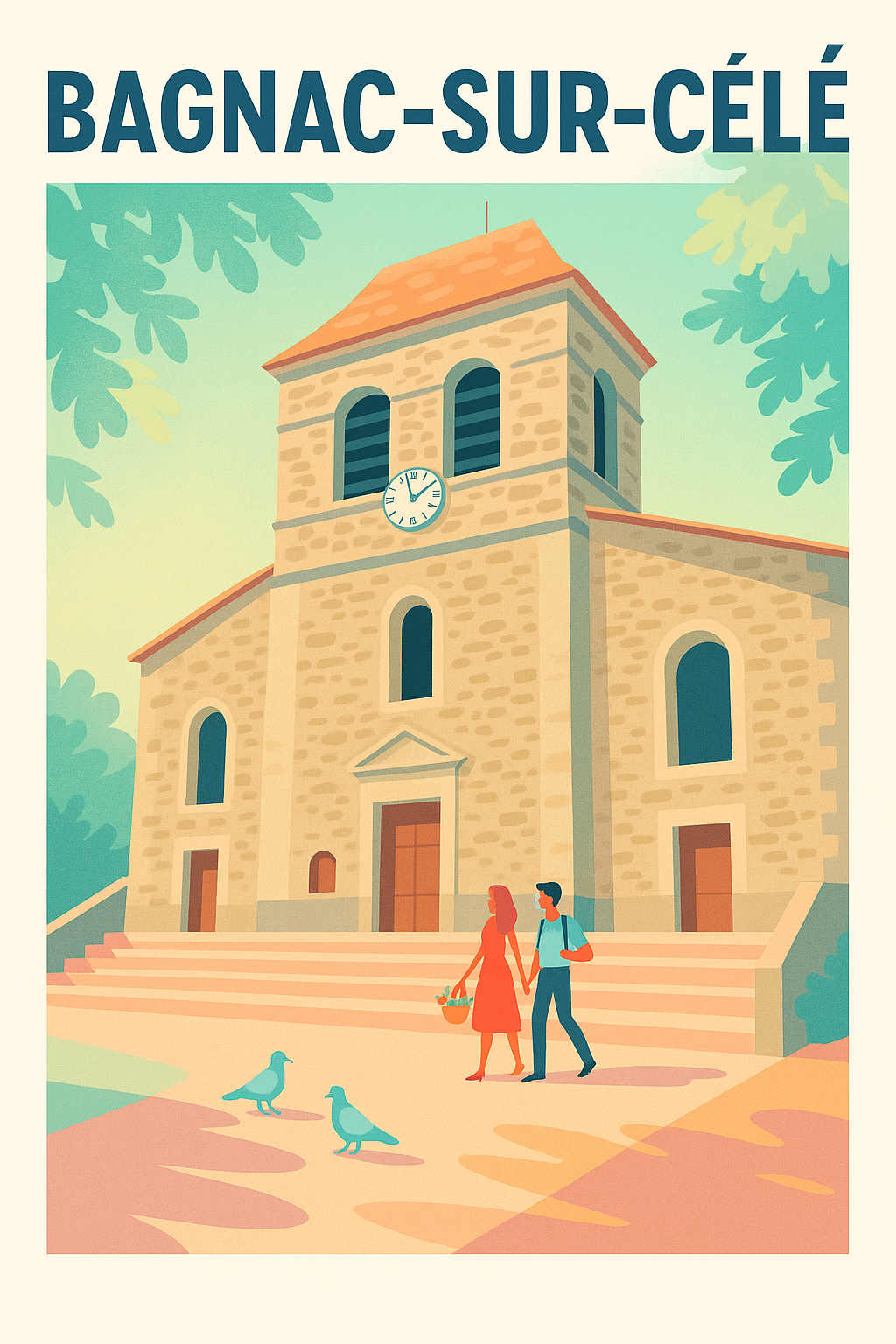 Affiche de Bagnac-sur-Célé - Charme et sérénité au cœur du village