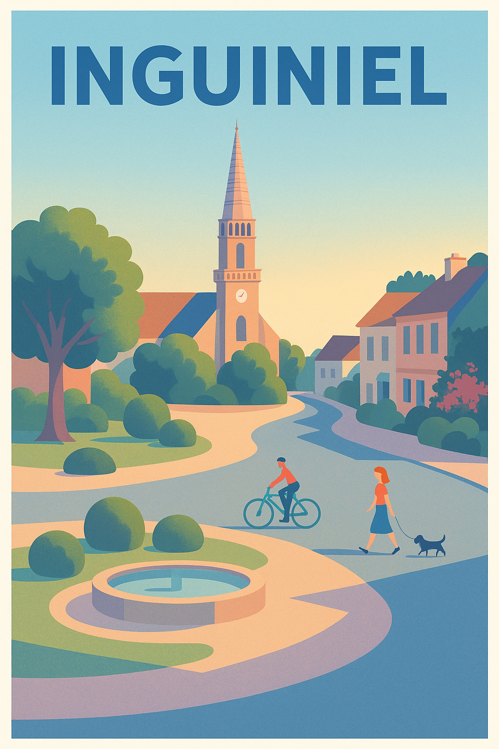 Affiche de Inguiniel - Charme et tranquillité au cœur du village