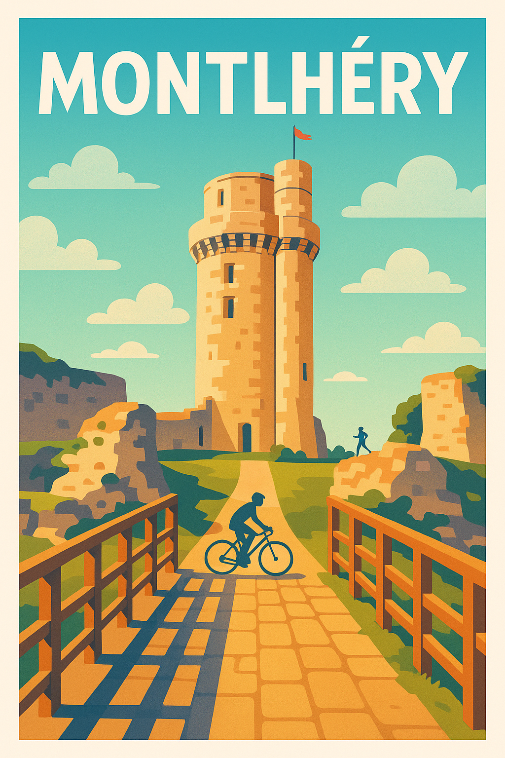 Affiche de Monthléry - L'Esprit d'Aventure et d'Histoire