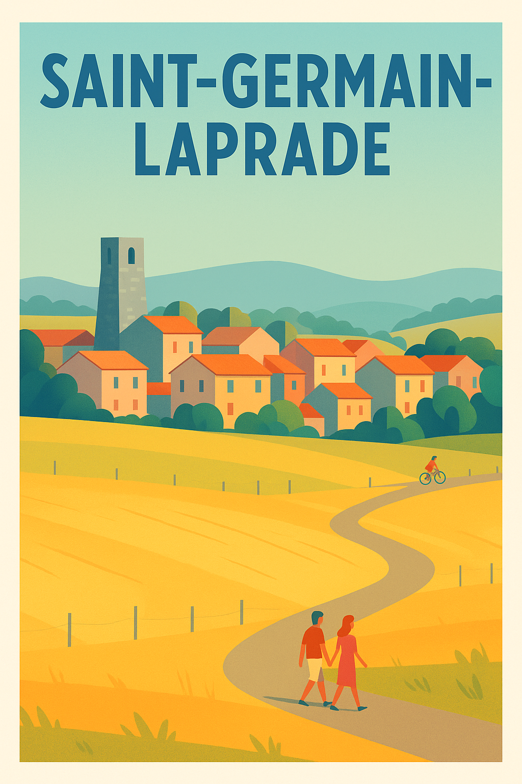 Affiche de Saint-Germain-Laprade - L'escapade champêtre en Haute-Loire