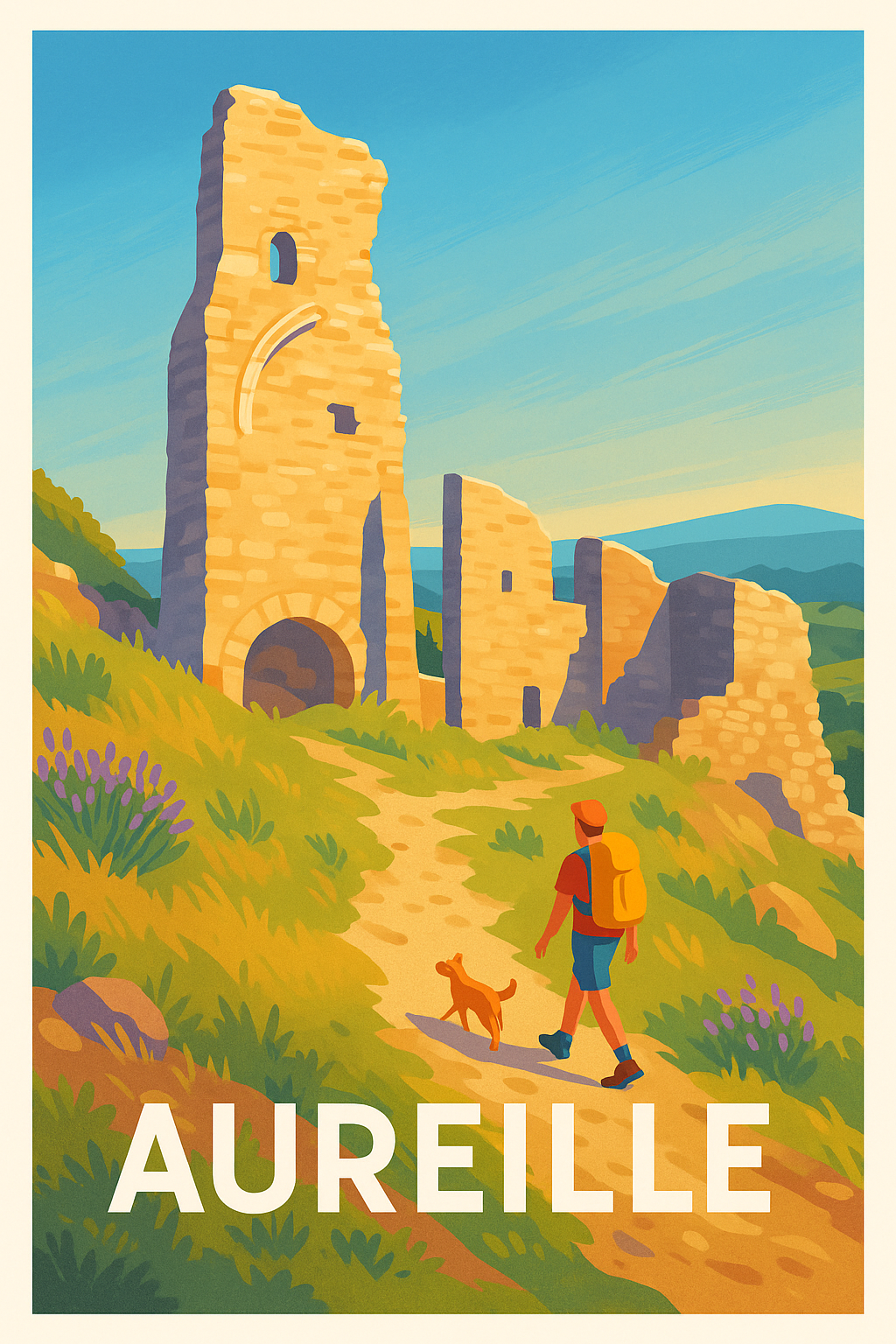Affiche de Aureille - Escapade nature et patrimoine