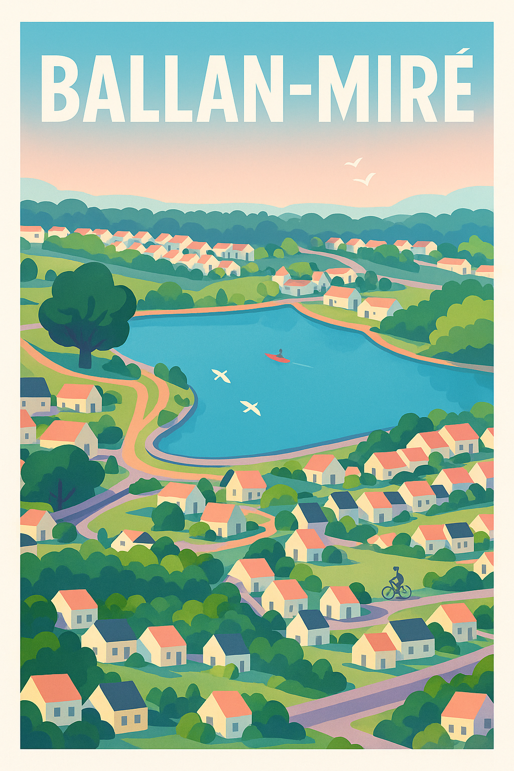 Affiche de Ballan-Miré - Havre de paix au bord de l'eau