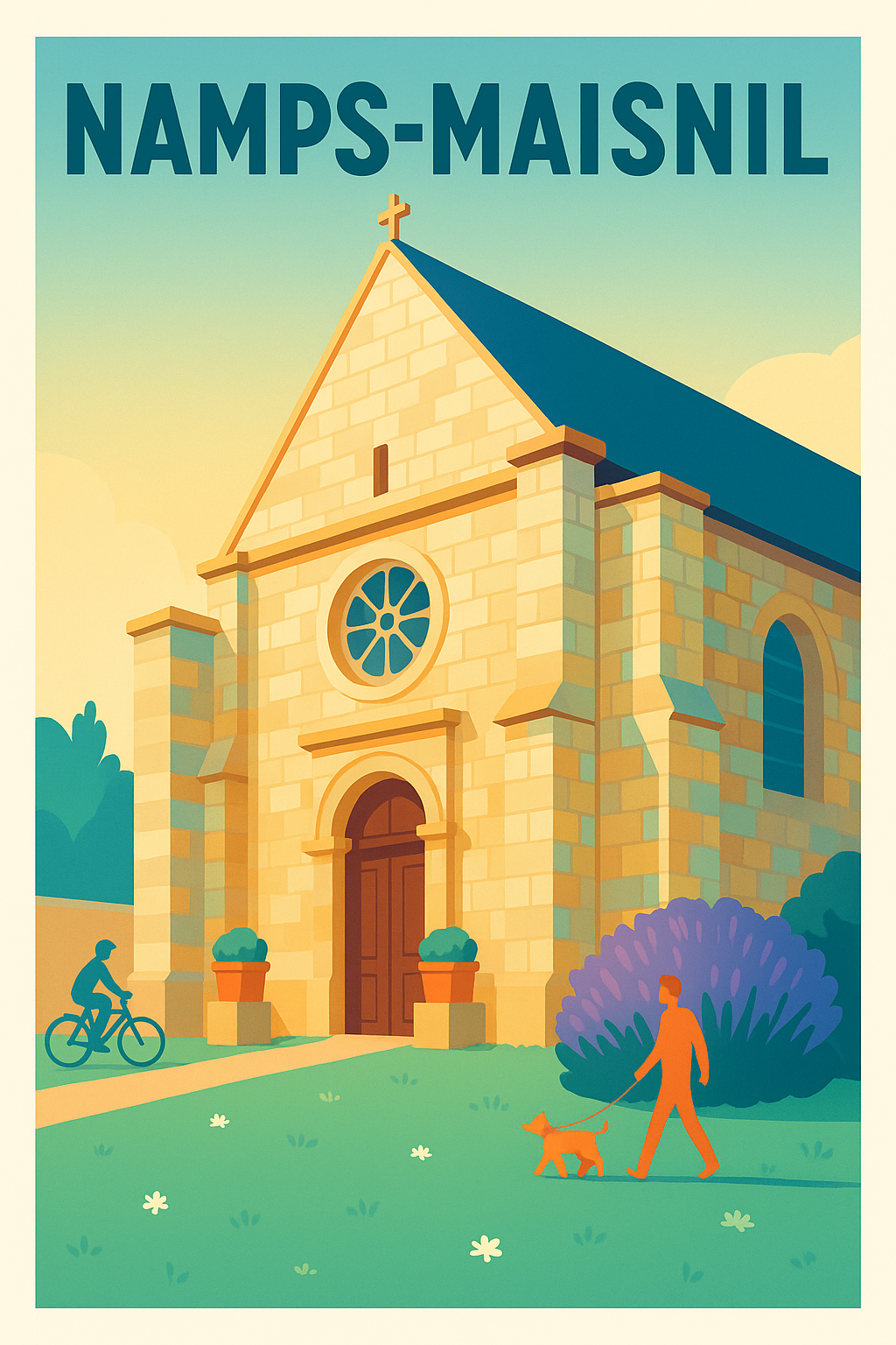 Affiche de Namps-Maisnil - Charme et sérénité au cœur du village
