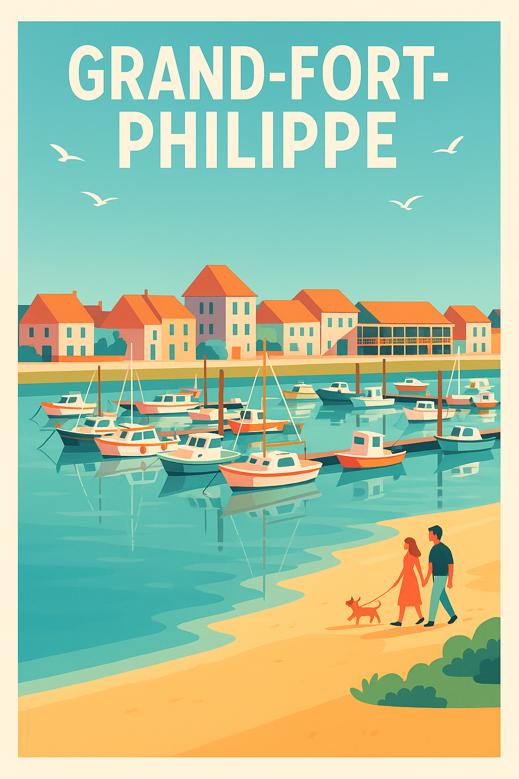 Affiche de Grand-Fort-Philippe - Charme balnéaire et douceur de vivre