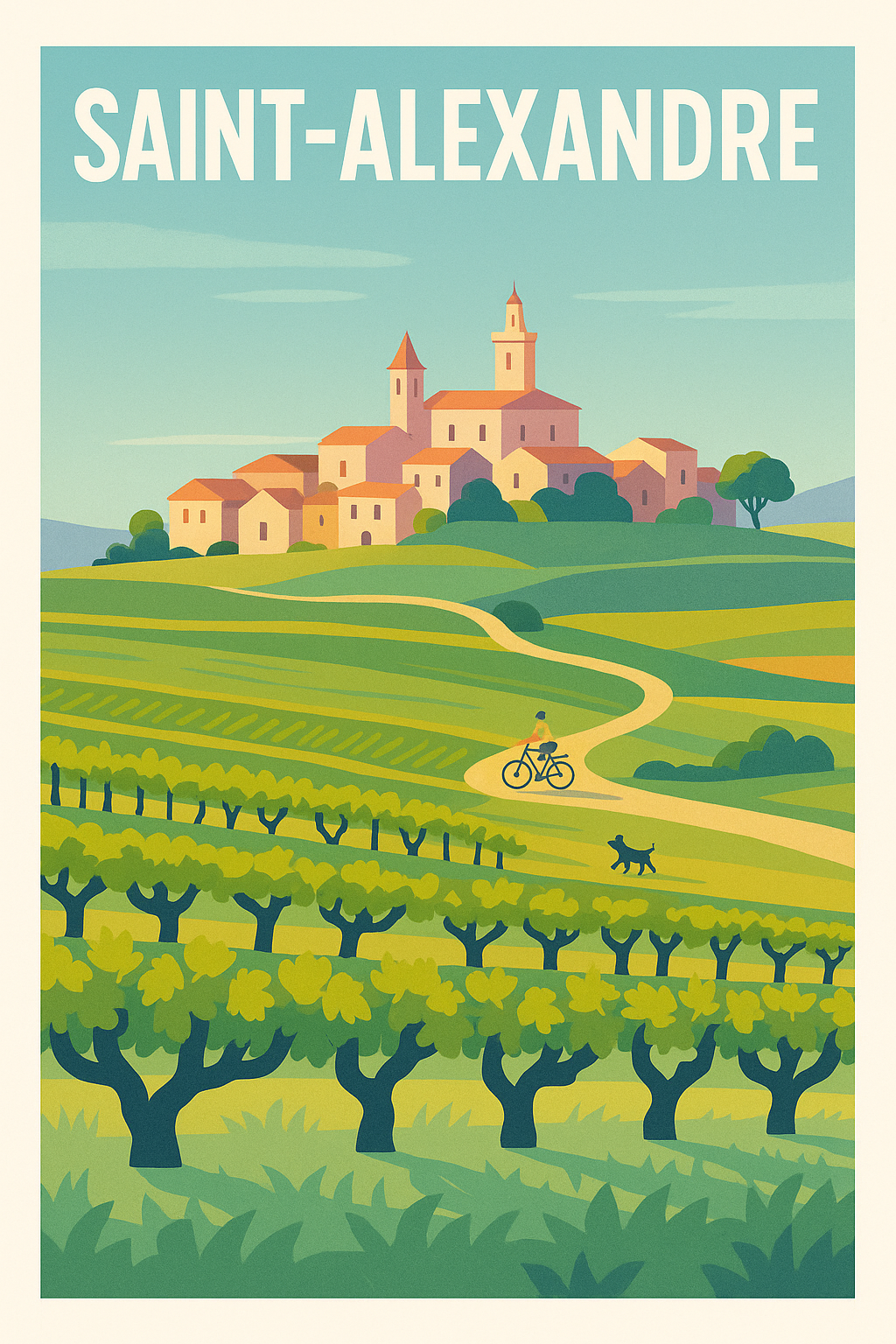 Affiche de Saint-Alexandre - Charme bucolique et douceur de vivre