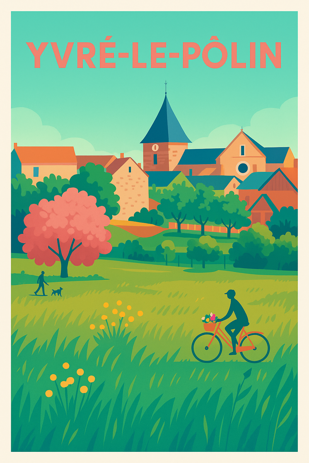 Affiche de Yvré-le-Pôlin - Escapade bucolique au cœur du village