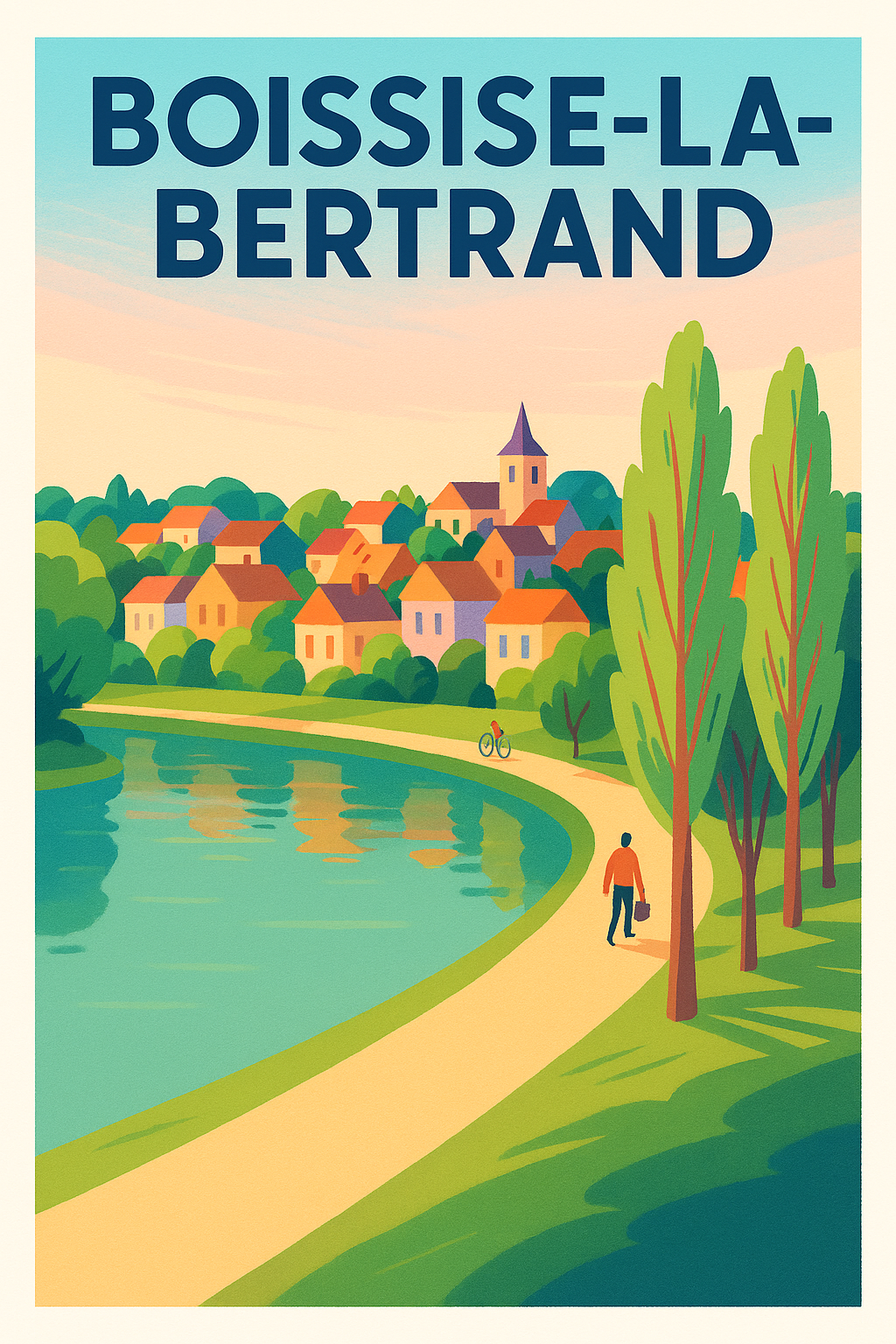 Affiche de Boissise-la-Bertrand - Sérénité au bord de l'eau