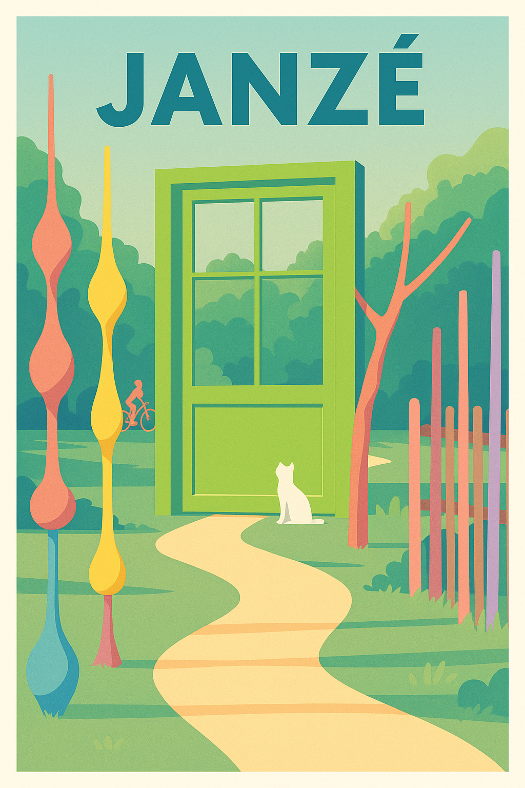 Affiche de Janzé - Entre nature et art contemporain