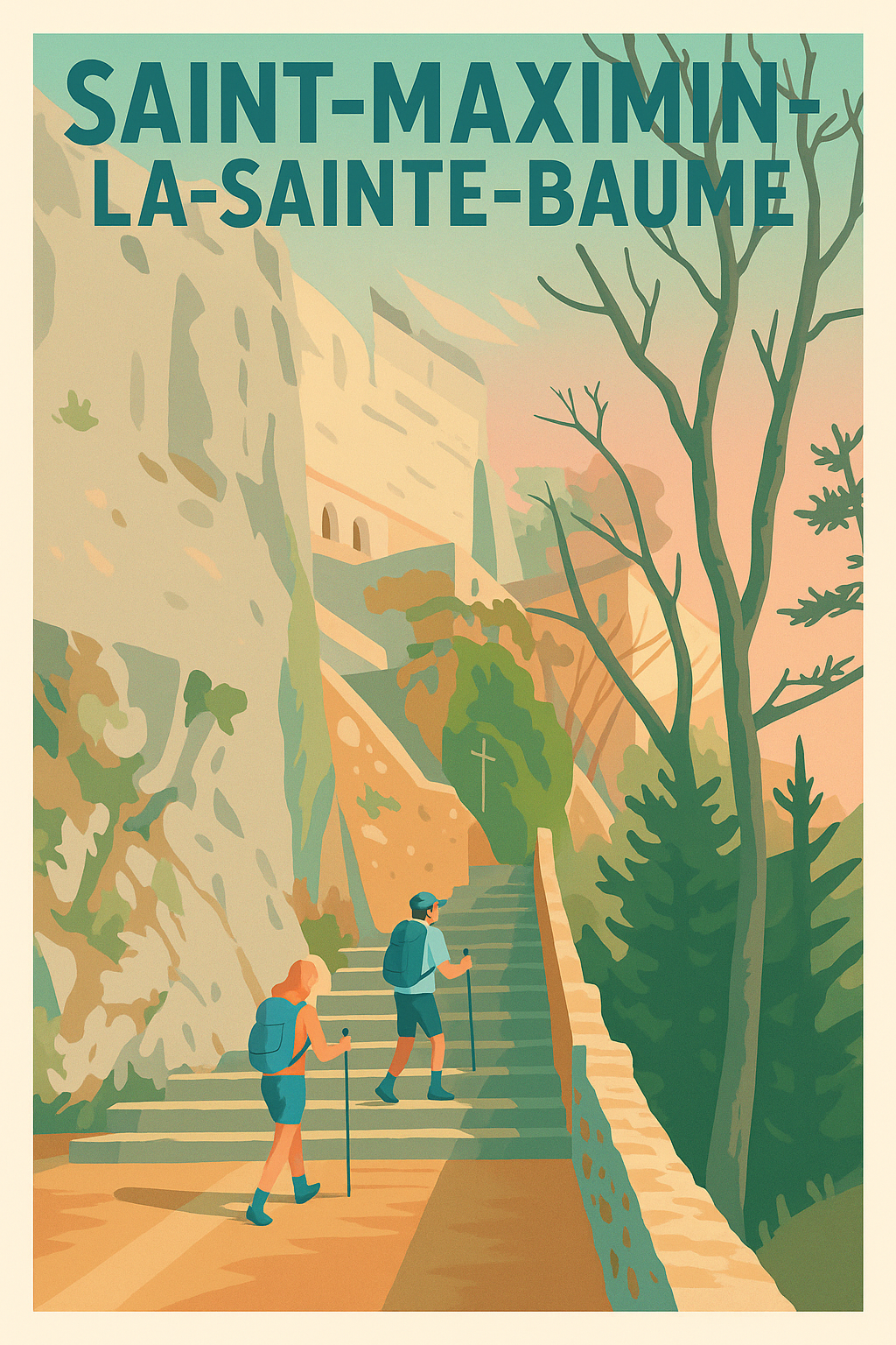 Affiche de Saint-Maximin-la-Sainte-Baume - Escapade nature et patrimoine