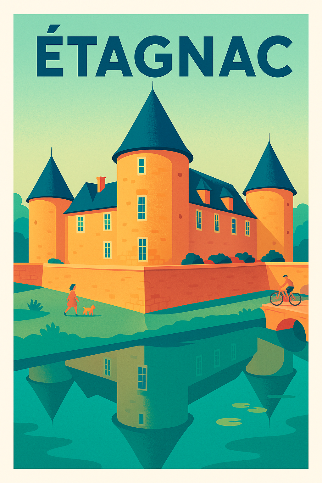 Affiche de Étagnac - Charme et sérénité au château