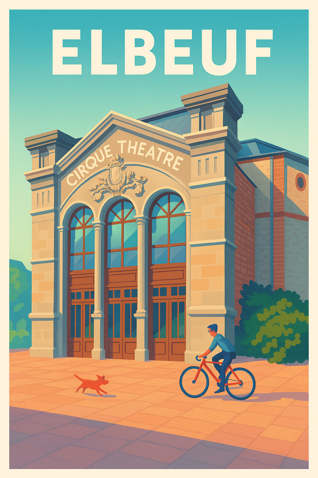 Affiche de Elbeuf - L'élégance du Cirque Théâtre