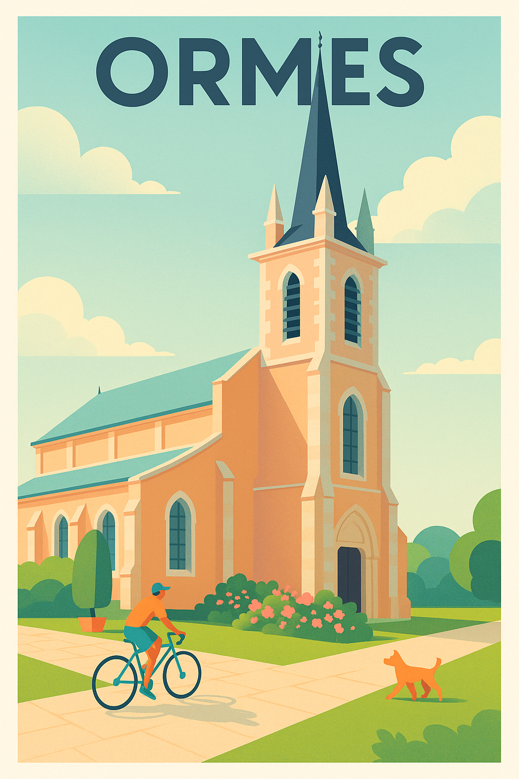 Affiche de Ormes - Charme tranquille au cœur du patrimoine