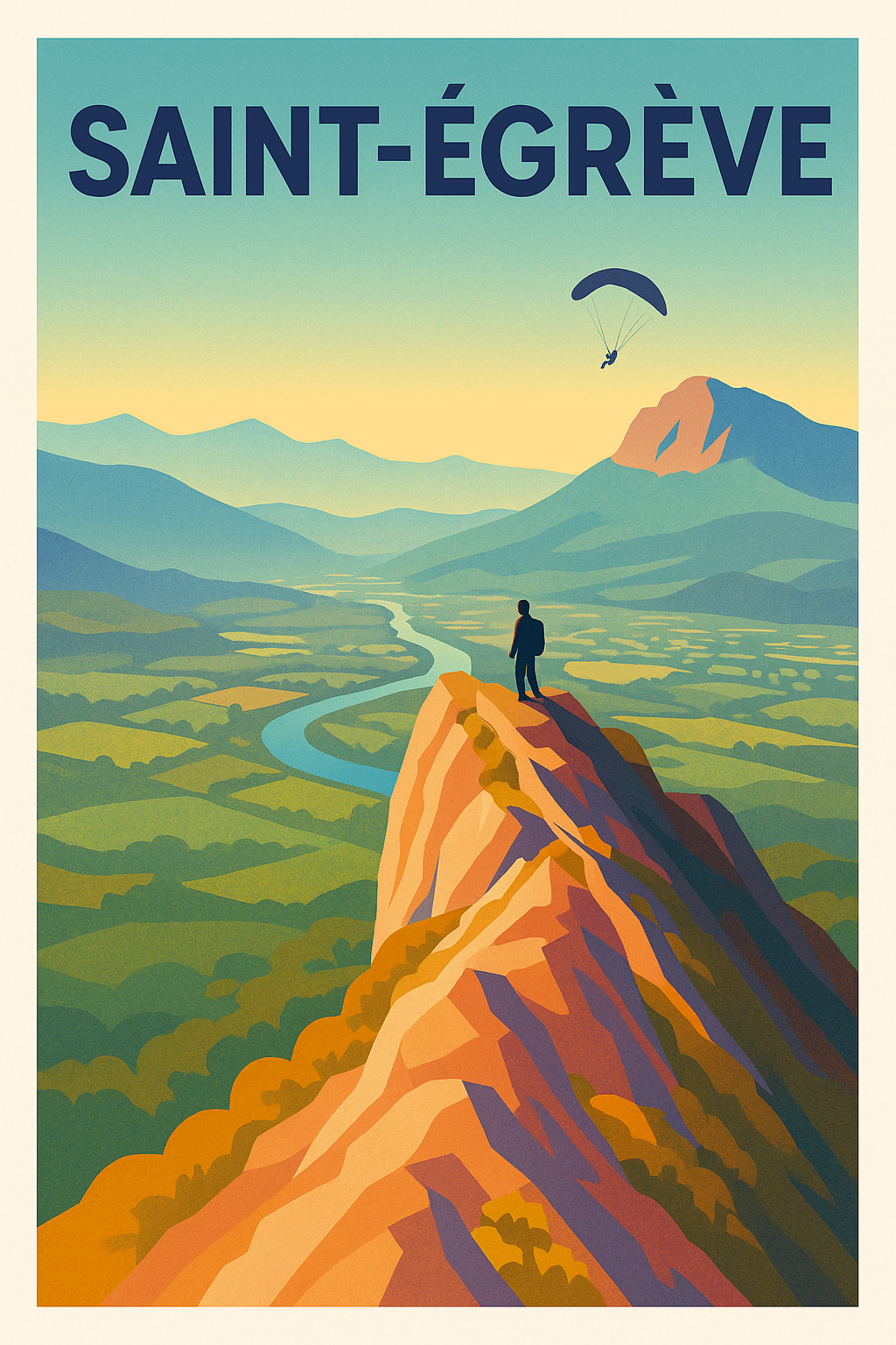 Affiche de Saint-Égrève - Évasion et panorama grandiose