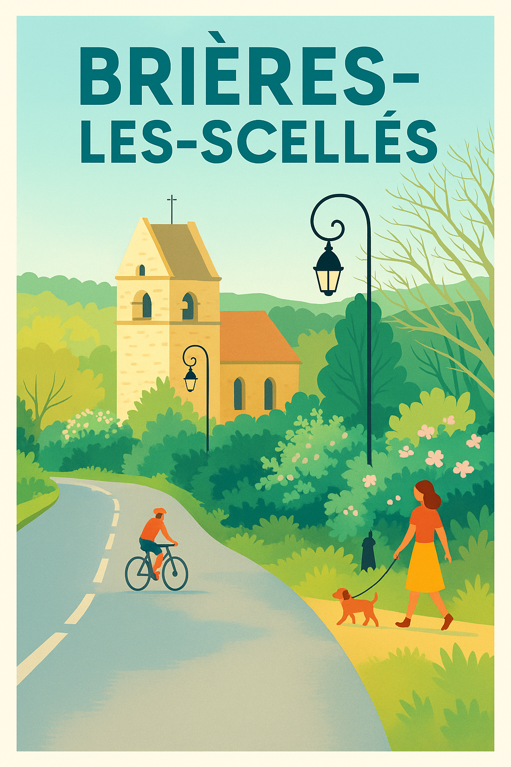 Affiche de Brières-les-Scellés - Charme et Sérénité à la Campagne