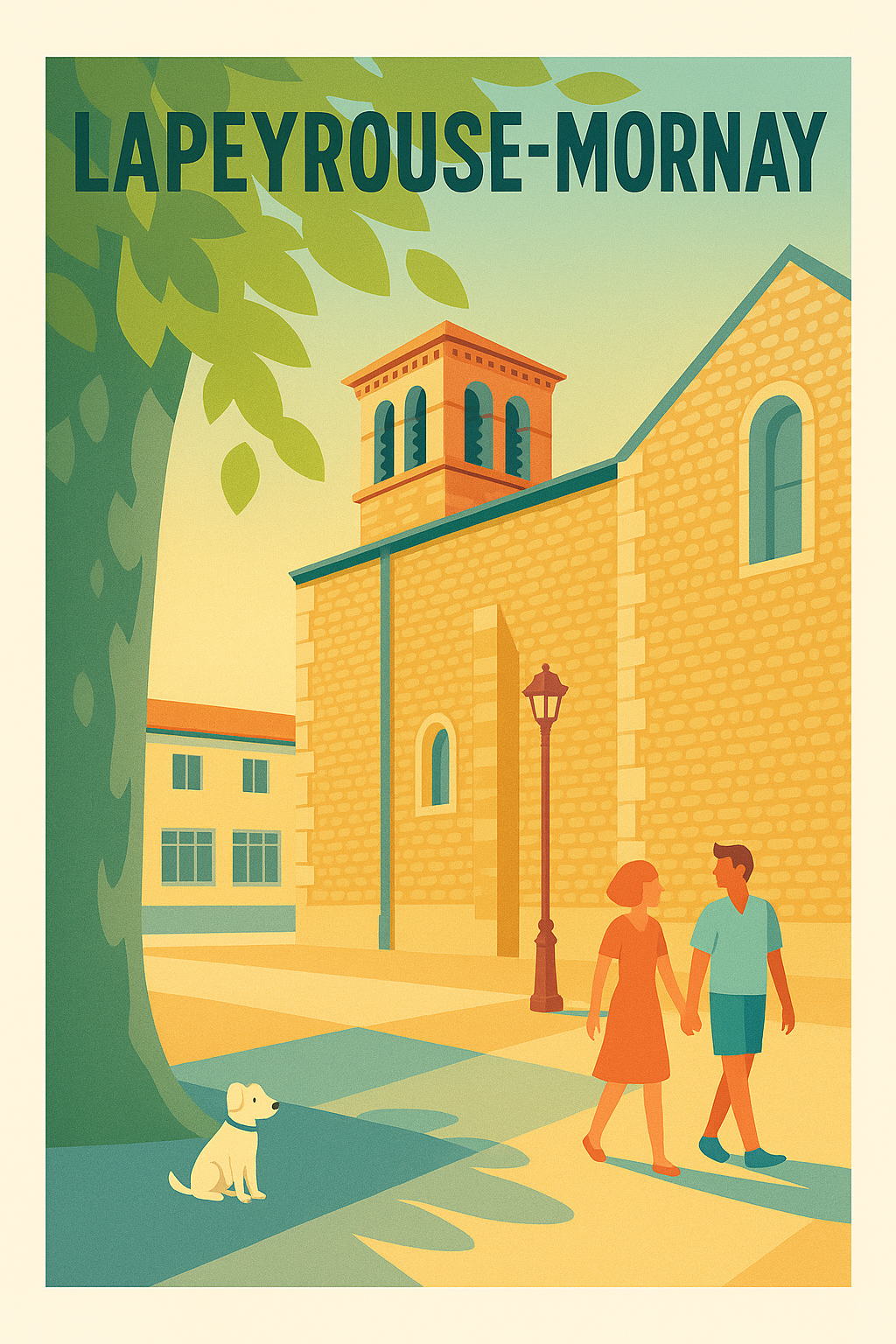 Affiche de Lapeyrouse-Mornay - Charme et douceur de la vie locale
