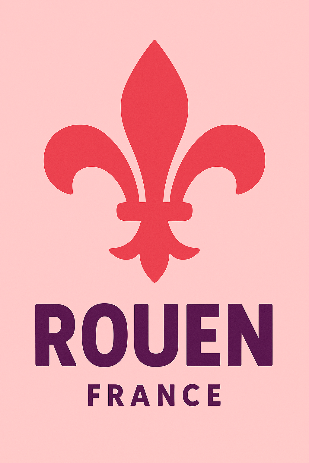 Affiche Rouen — Élégance et tradition normande · poster d'art de Rouen