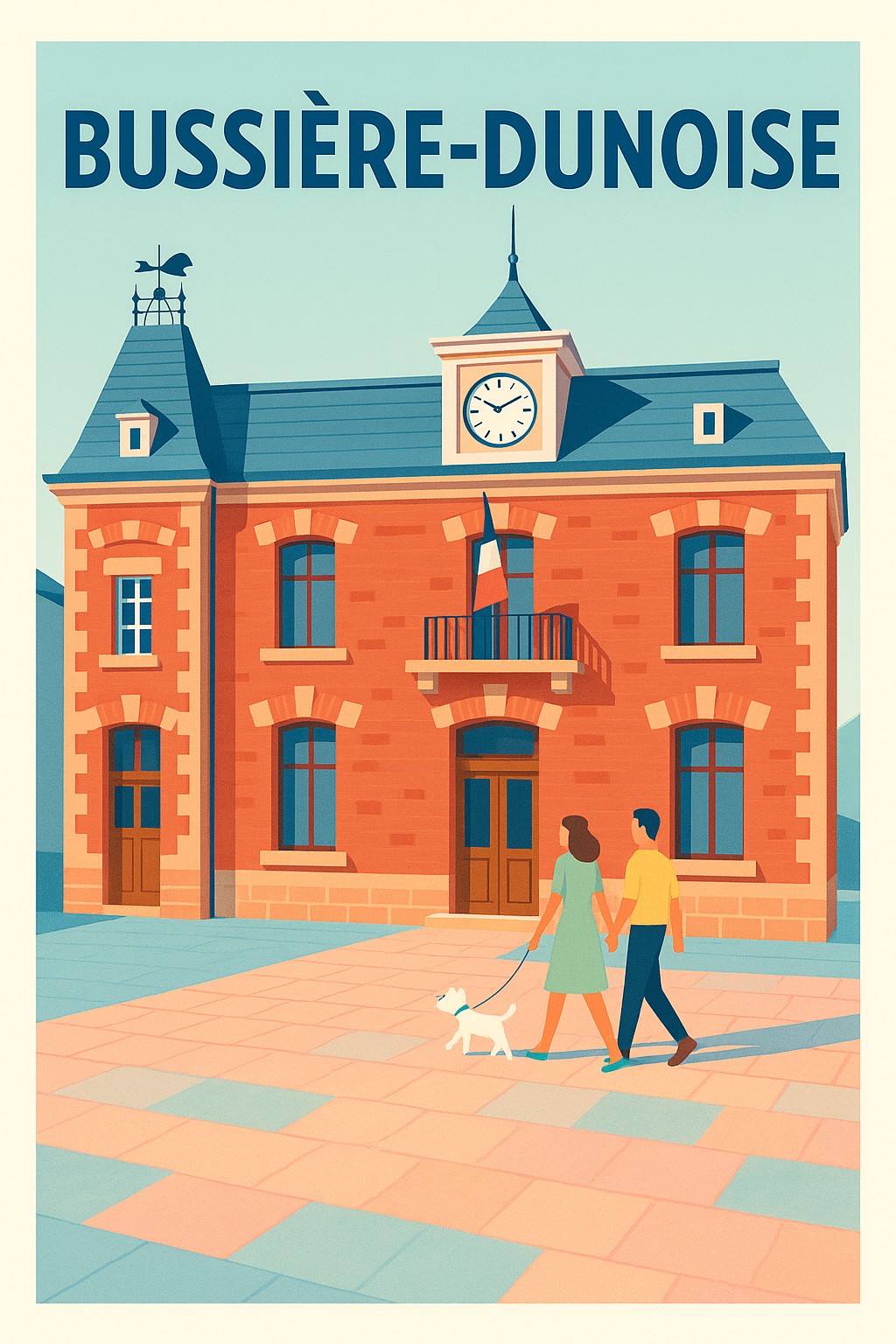 Affiche de Bussière-Dunoise - Charme et sérénité au cœur de la Creuse