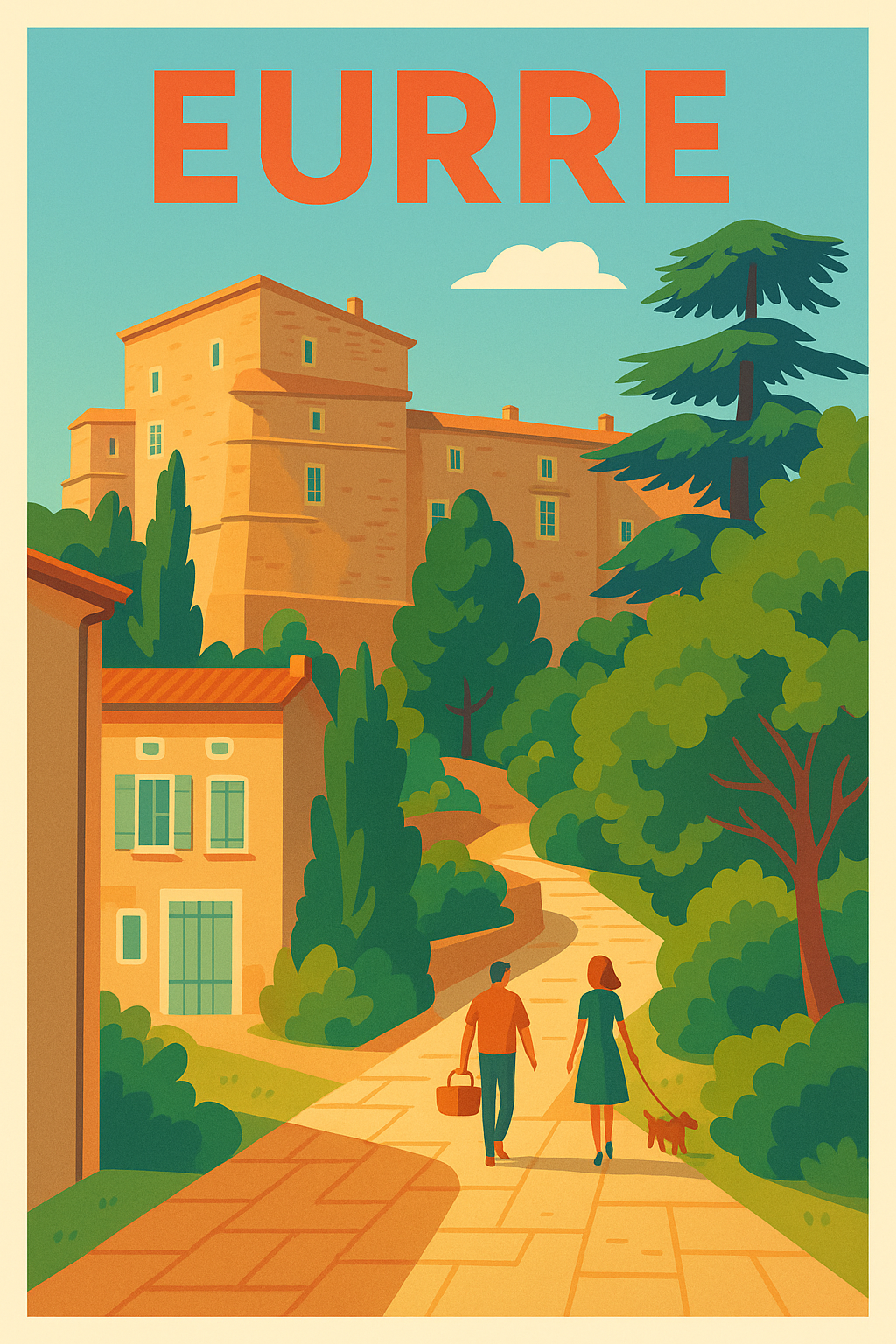 Affiche de Eurre - Charme et sérénité au cœur de la Drôme